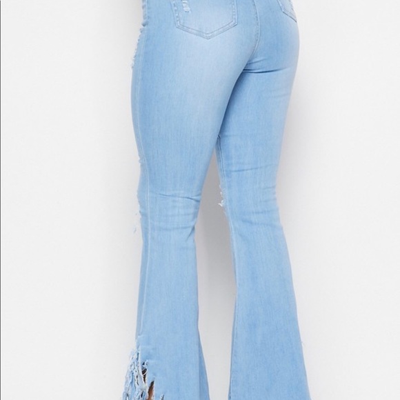 Fringe distressed jeans! - Picture 5 of 5